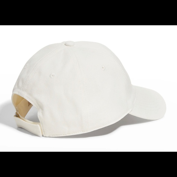 πMONCLERπ«π· Logo Hollow Text Ladies Baseball Cap β22- Natural/White- NW - Picture 3 of 12